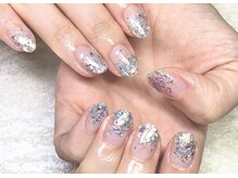 ローズクォーツ(Rose Quartz)/ワンカラーorラメグラ ¥5.300