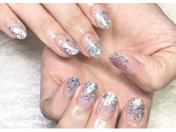 ローズクォーツ(Rose Quartz)/ワンカラーorラメグラ ¥5.300