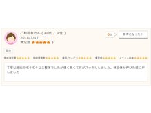 ゆずりは鍼灸整骨院/40代　女性