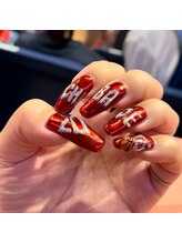 ハニービー(Honey Bee)/バスケ観戦ネイル