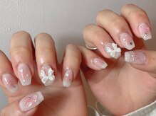 ヴィコ 名古屋栄(vico)/リボンネイル/@vico_ktgw