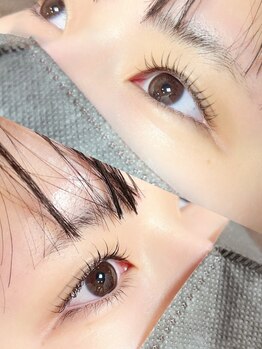 シュエット アイラッシュデザイン(Chouette eyelash design)の写真/SNSで大人気♪韓国式マスカラパーマですっぴんまでかわいく◎まつ毛が最大限長く見えるカールのご提案！