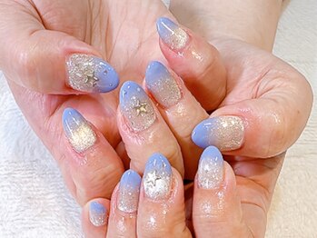 ムーピーネイル(moopy nail)/★ magnet×gradation ¥7800