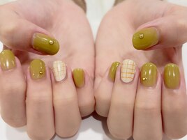 定額ネイルで秋デザイン♪