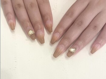 アイネイルズ 天神今泉店(I-nails)/【kotone.n】ブラウングラデ