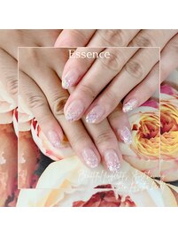 美グラデ☆フラッシュネイル