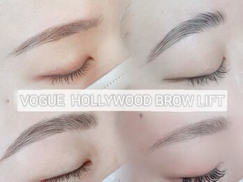 ヴォーグ(VOGUE)の写真/《21時迄》アイブロウ専門◆骨格から導き出す似合わせ美眉design*ハリウッドブロウリフト+鎮静パック¥6000