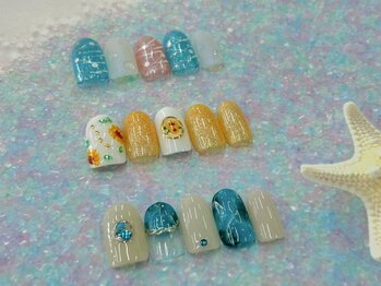 クレアネイル 高崎ウニクス店の写真/シンプル可愛い系～トレンド系まで豊富なデザイン数★もち良くキレイなネイルは『クレアネイル』にお任せ★