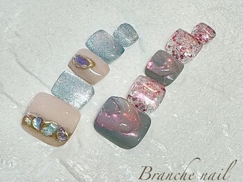 ブランシェネイル(Branche Nail)の写真/オシャレはお足元から抜かりなく♪お仕事などでハンドが出来ない方にもおすすめ◎サンプル多数ご用意☆