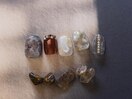 秋アクセサリーモードネイル