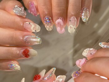 ヘネシー 仙台店(HENECY)の写真/事前にご相談いただければ、お好みの３Dパーツ作成も可能です♪お客様の世界観に沿ったデザインをご提案☆