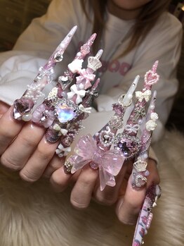 クロスネイル 渋谷店(CROSS nail)/ゴージャスピンク