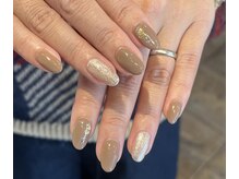 マハロネイル(Mahalo Nail)/ワンカラー+２本アート