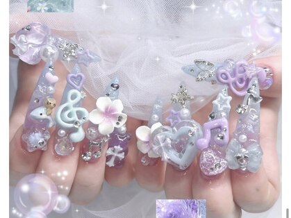 ICE Nails Salon 新宿【長さだし/持ち込み/3D/ゴテゴテ/つけ放題/パラジェル】の写真