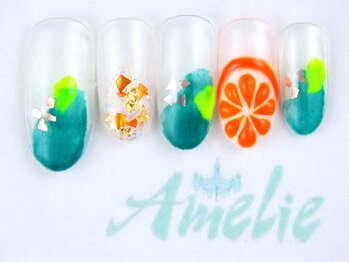 アメリ(Amelie)/オレンジ/ニュアンス/夏