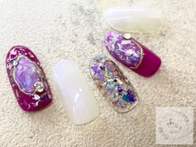 ネイルサロン ふるる 大須店/☆ミディアムネイル☆#152