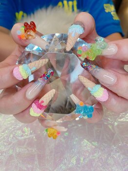 お菓子ネイル