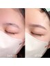【アイブロウスタイリング】WAX眉毛脱毛+間引き+メイクレクチャー ¥6,300