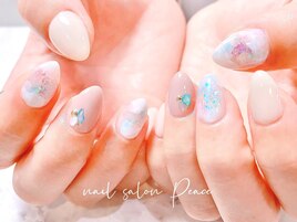 奥行きニュアンスネイル