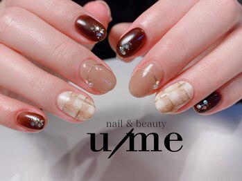 ユーミー(u/me)/ほっこりチェックネイル