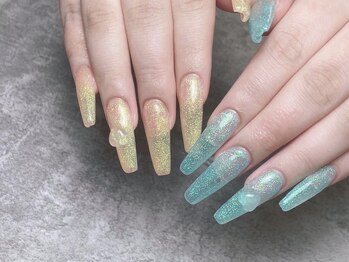 リアンネイル(lian nail)/スカルプ☆ラメワンカラー