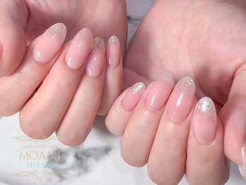 モアニ ヒロオ 恵比寿店(MOANI Hiroo)/ラメワンカラーネイル