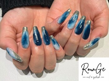 ラウンジ渋谷 本店(RounGe SHIBUYA)/【スカルプ】ブルーネイル