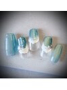 水面&水光ネイル