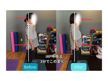 整体や呟熙/IAP呼吸法で姿勢改善