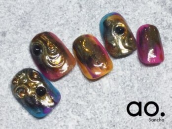 アオ 池尻大橋(ao.)/85min 個性派カラフルネイル