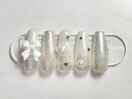 定額アート(ホワイトラメ)