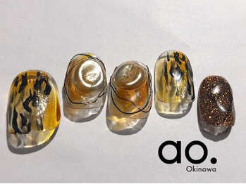 アオ おもろまち(ao.)/85min/アニマル Nail ao.沖縄