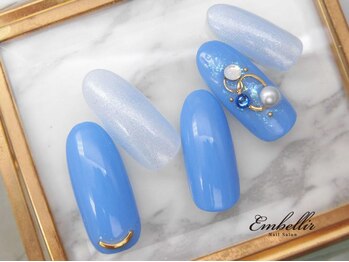 アンベリール 横浜店(Embellir)/(1297)大粒パールネイル