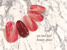 ビューティースペース 品川大井町店(Beauty Space)/赤ニュアンスネイル♪