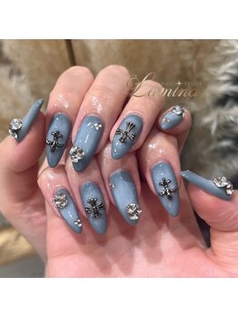 ルミナ 高崎店(Lumina)/白チークネイル