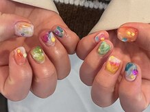 ゆびノさき オモテサンドウ(ゆびノさき+omotesando)/カラフルニュアンス