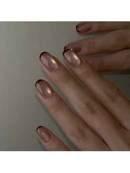 ビューティーサロン ハル(Beauty Salon ha_ru)/水光マグネットフレンチネイル