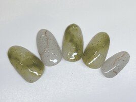 マーブル　ニュアンスネイル