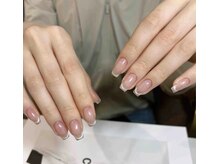 キャンディーネイル(candy nail)/ワンホン　マグネットフレンチ