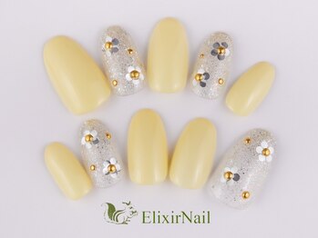 エリクサーネイル 神田(Elixir Nail)/シンプル/クーポン使用