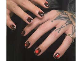 冬ネイル/ツイード/ワンホン