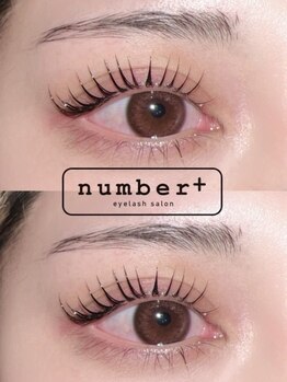 number+ まつげパーマ/パリジェンヌ/マツエク/LED/眉毛【2月1日OPEN(予定)】の写真/【完全個室】SNSで話題のLEDエクステ導入!シングルフラット/バインドロックも♪モチの良さも定評あり◎