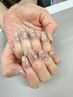 初回/オフ無料【美爪育成ジェルネイル】デザイン持ち込み9,400円→8,900円