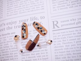 秋のモコモコネイル