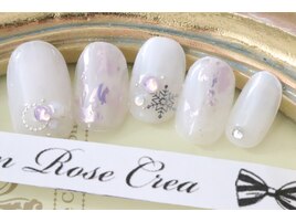 雪の結晶ネイル