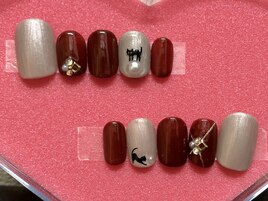 ネコ×ストーンアート