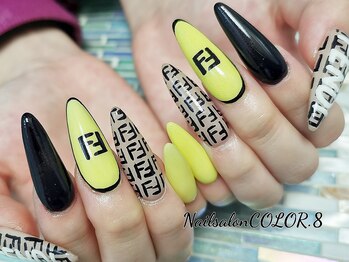 ネイルサロン カラーエイト(Nailsalon COLOR.8)/ブランドネイル、スカルプ、大人