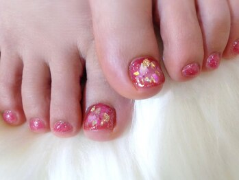 アミュリー ネイル アトリエ(Amury nail atelier)/シアー オーロラ シェル 大人