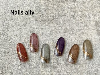 ネイルズアリー 立川店(Nails ally)/スモーキークリアカラー入荷!