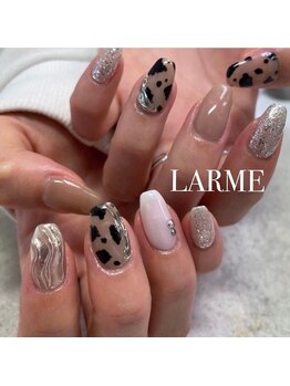 ラルム ネイル サロン(LARME NAIL SALON)/アニマルミラーうねうね